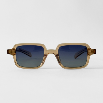 MARBUL lentes de sol anteojos rectangulares cuadrados color caramelo estilo fashion accesorios montura acetato 